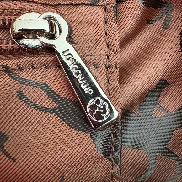 longchamp le pliage cuir medium tote - Picture 11 of 16